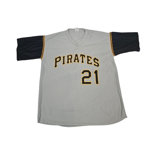 Vintage Park Antony MLB Pittsburgh Pirates Roberto Clemente Jersey Size XL - Picture 10 of 10
